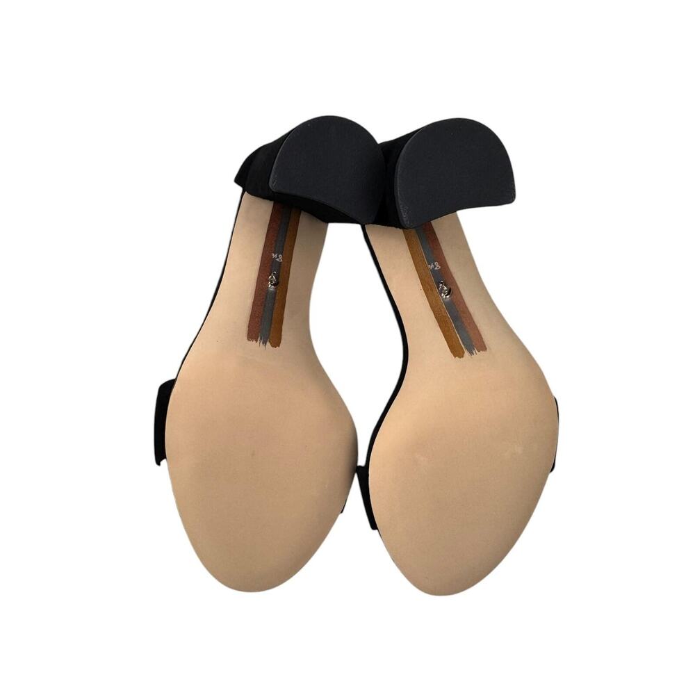 Sam Edelman Women's Yaro Heeled Sandal, Suede Black, 8.5 - Picture 7 of 8